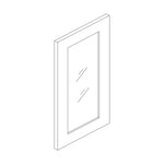 17.5”W x 11”H Glass Door - Dark Gray Recessed - Craft Cabinetry Image Specifications