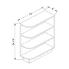 9”W Base End Shelf Cabinet - White Shaker - Craft Cabinetry